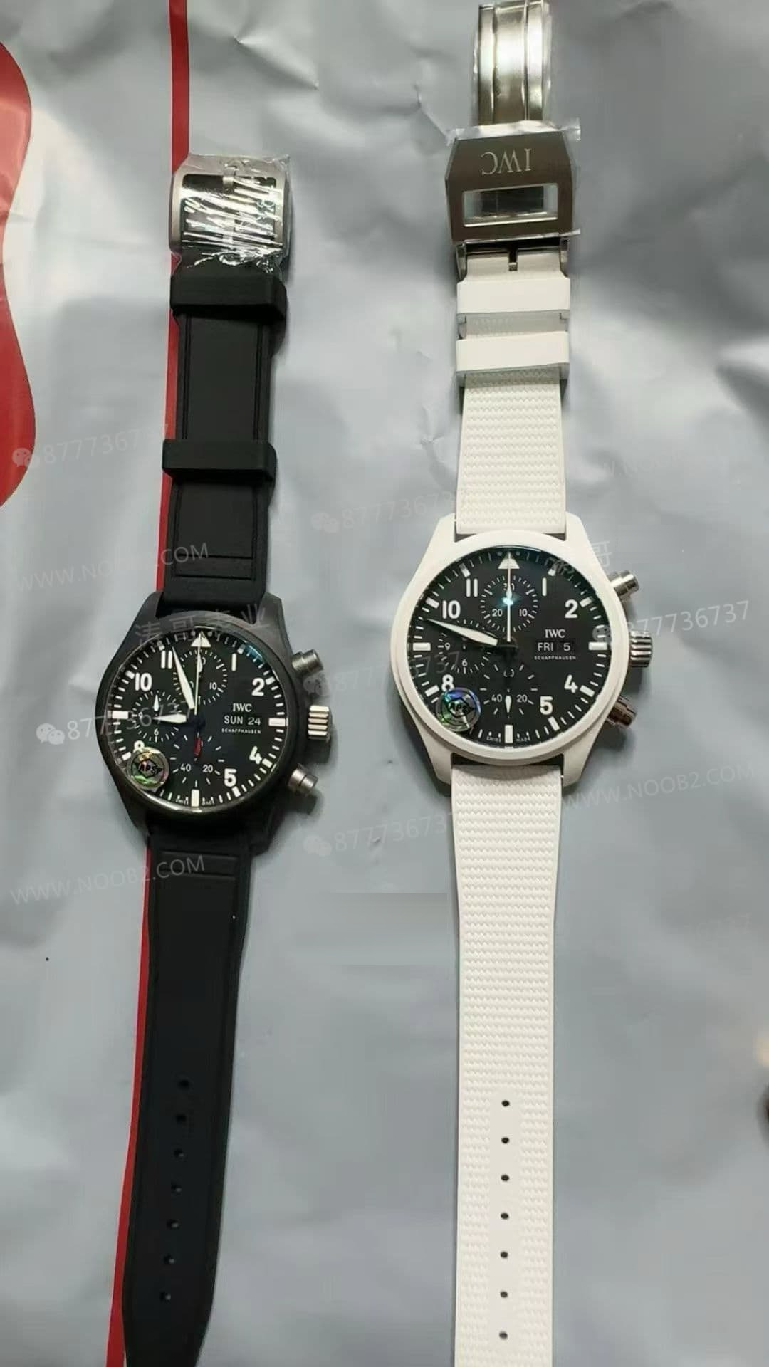 APS Factory IWC Pilot Kronograf Siyah/Beyaz Seramik Lake Tahoe Özel Serisi, Dandong tek parça mekanizmalı — kararlılığı nasıl? — 4. fotoğraf