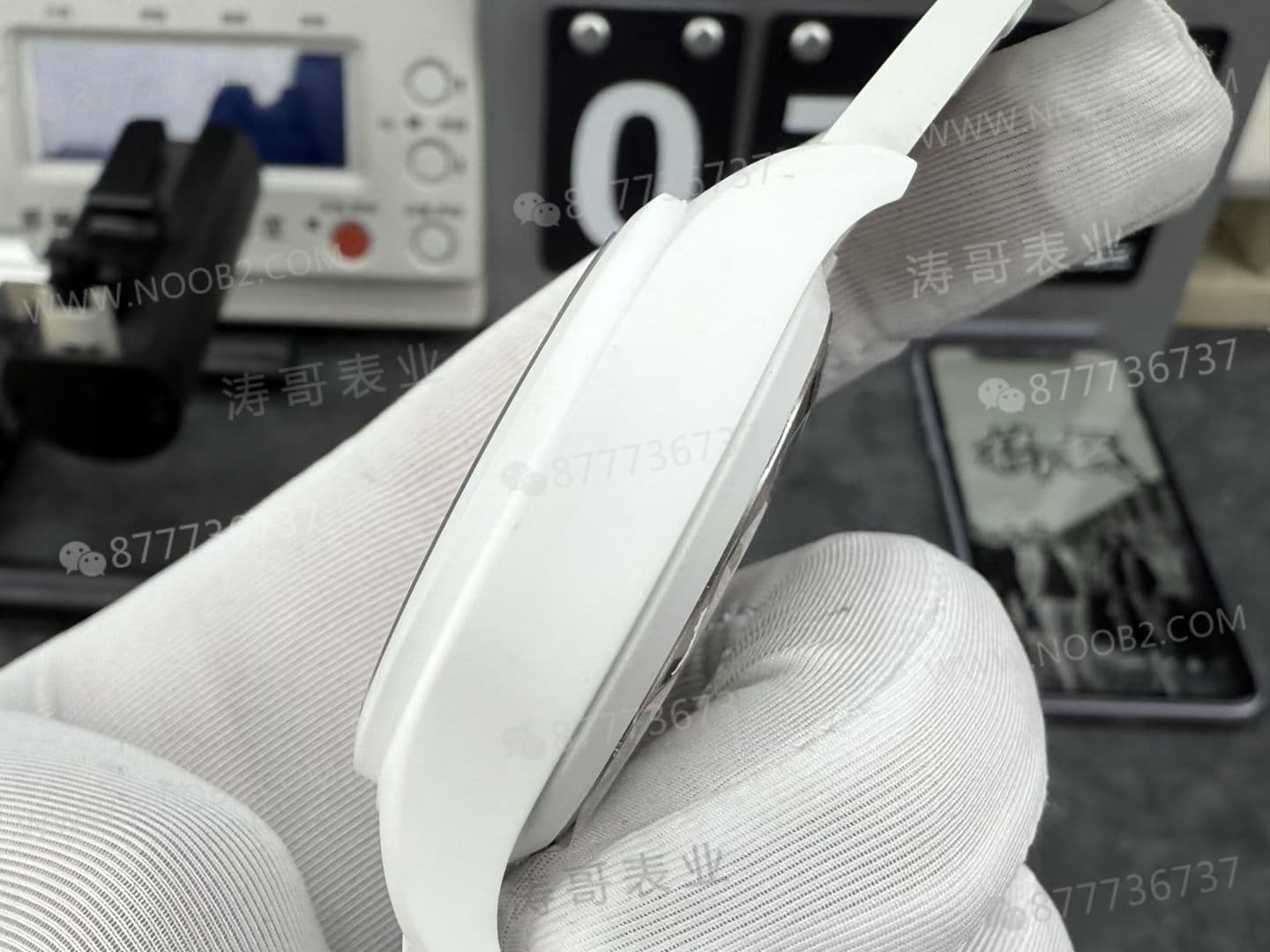 APS Factory IWC Pilot Kronograf Siyah/Beyaz Seramik Lake Tahoe Özel Serisi, Dandong tek parça mekanizmalı — kararlılığı nasıl? — 13. fotoğraf