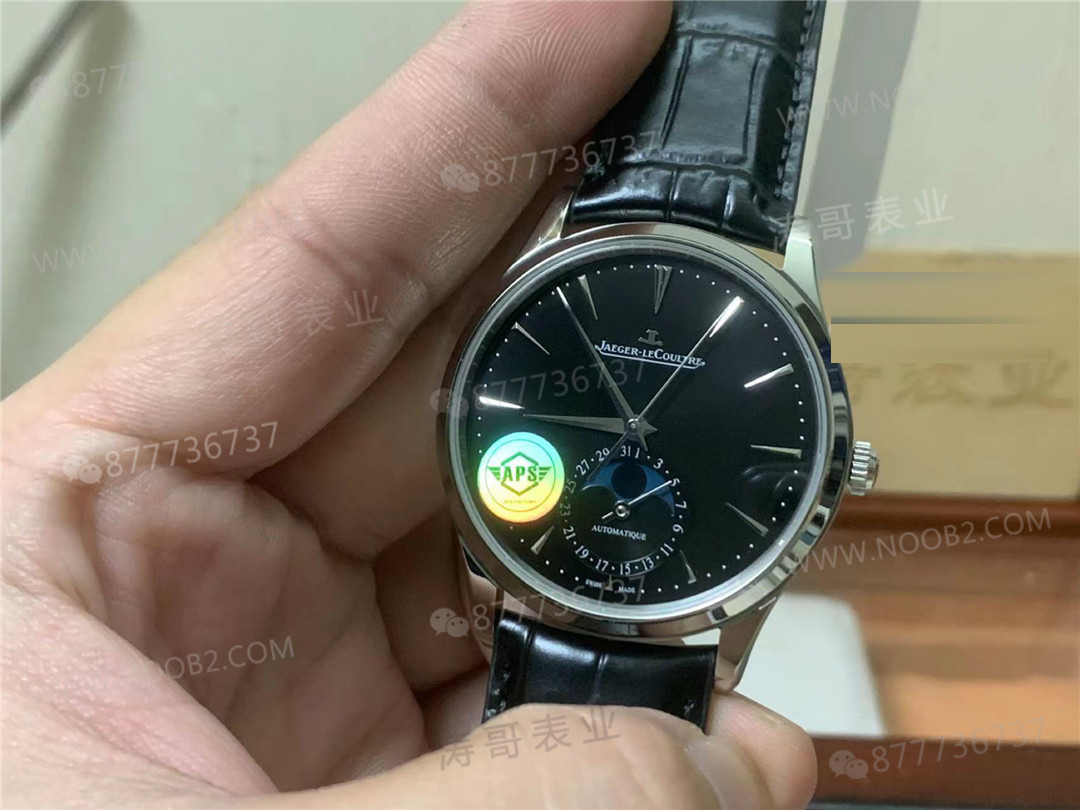 APS Factory Jaeger-LeCoultre Master Ay Evreli Serisi 1368430 Siyah Kadran İncelemesi — 3. fotoğraf