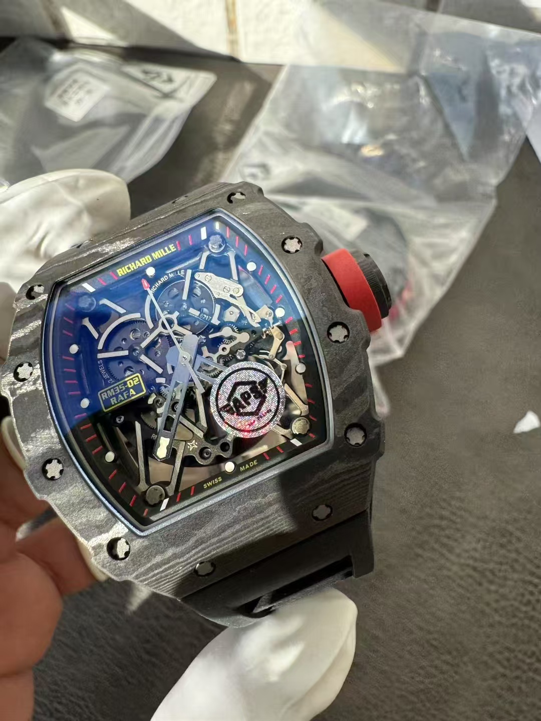 RM35-02 Karbon Saat Replika