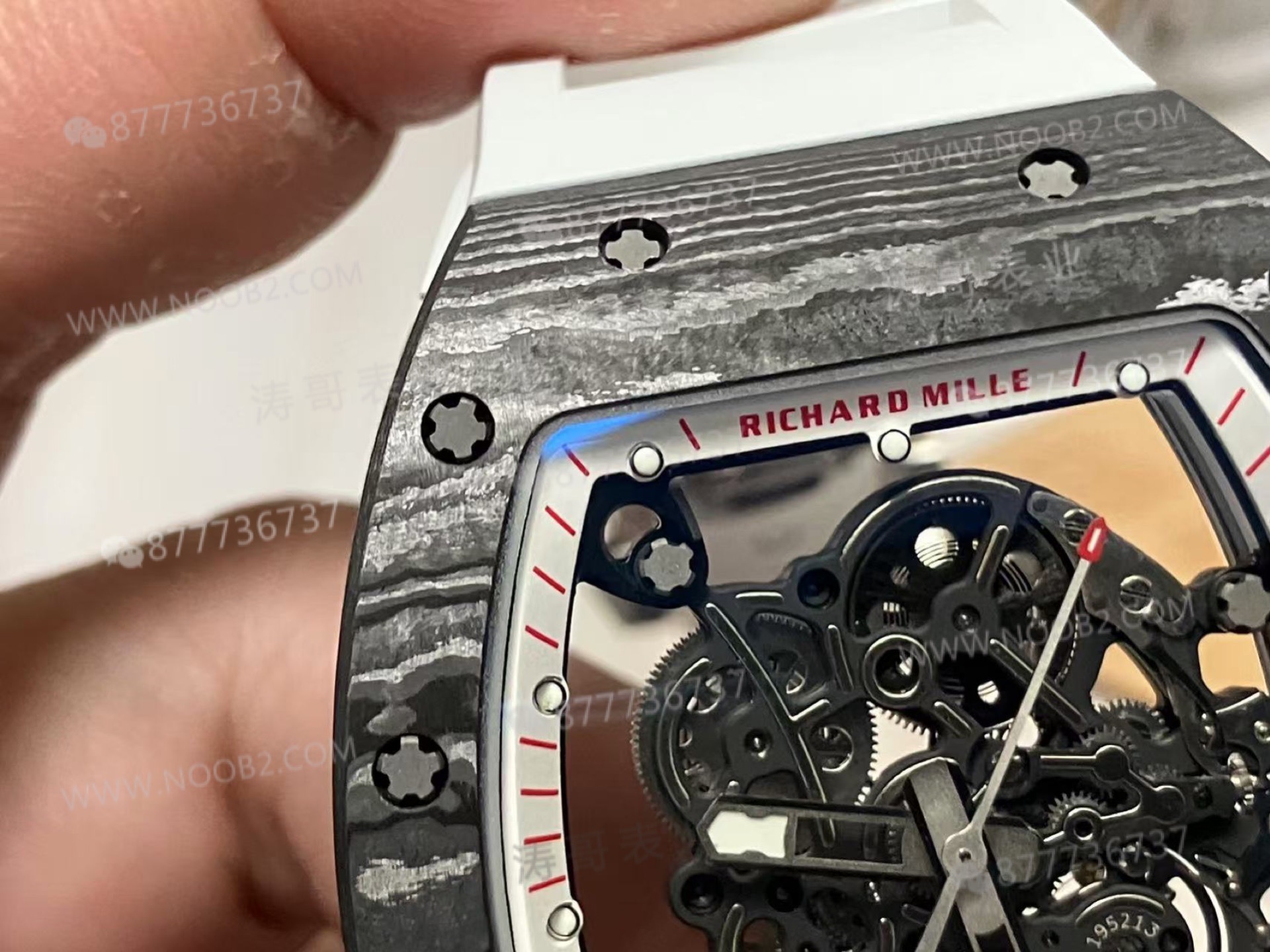APS Factory Richard Mille karbon fiber RM055 Dandong tek parça mekanizma V2 yükseltilmiş sürümü ZF Factory'i nasıl geride bırakıyor? — 8. fotoğraf