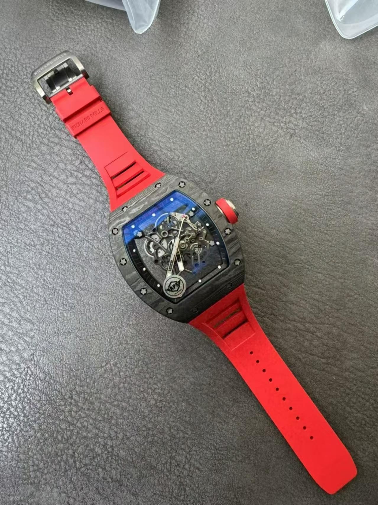 Replika Richard Mille RM055 Kırmızı Siyah