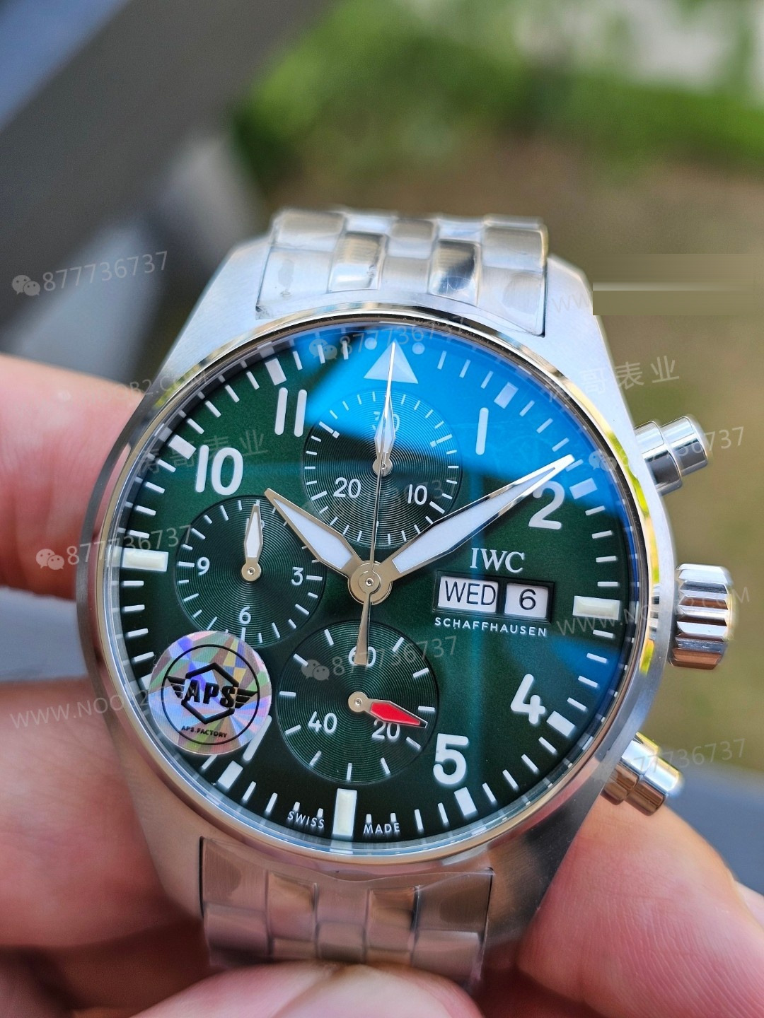 APS Factory yeni pilot kronografı, entegre mekanizmalı 69385: işçiliği nasıl? — 6. fotoğraf