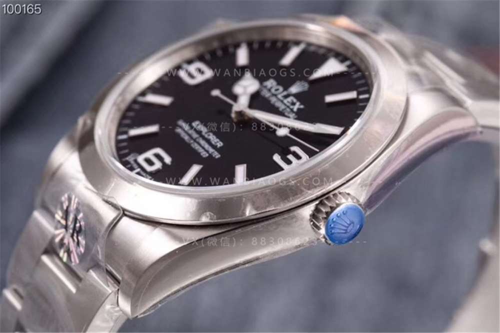 AR Factory Rolex Explorer 1. Nesil «904 Çelik» 214270 Siyah Kadran İşçilik İncelemesi — 3. fotoğraf