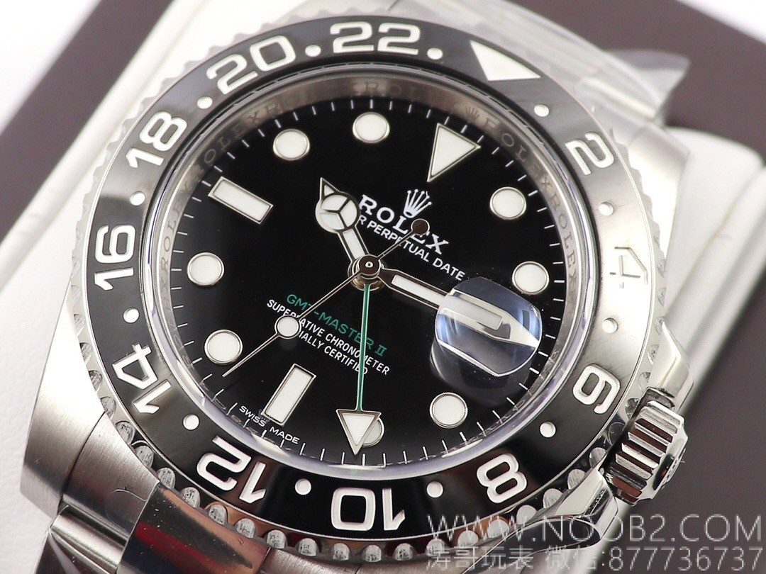 AR Factory Rolex GMT Yeşil İbre Tam Siyah Bezel Yeni Model İncelemesi — 3. fotoğraf