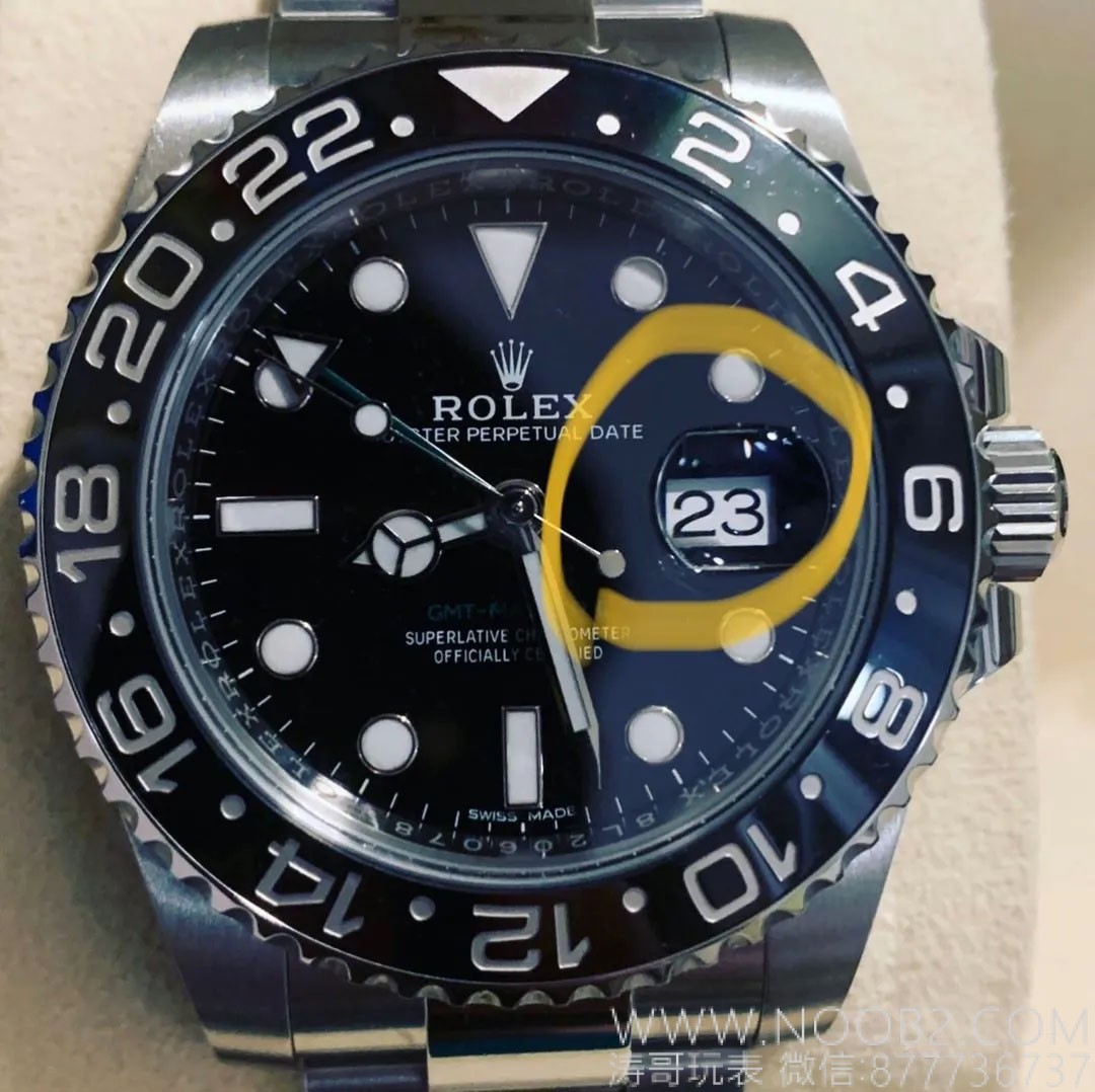 AR Factory Rolex GMT Yeşil İbre Tam Siyah Bezel Yeni Model İncelemesi — 14. fotoğraf