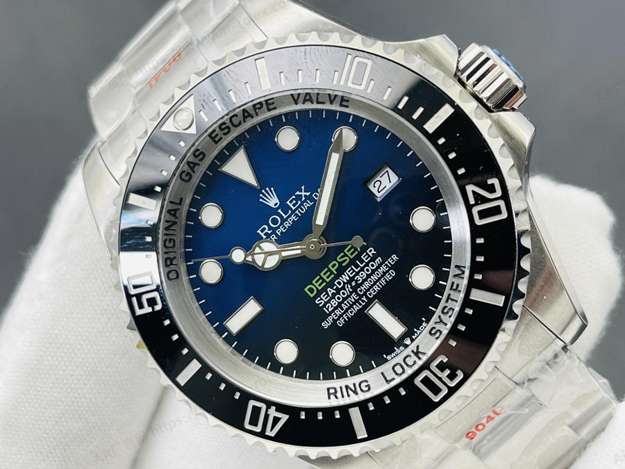 AR Factory Rolex Sea-Dweller Deepsea 116660 gradyan kadranlı Deepsea saat incelemesi — 3. fotoğraf
