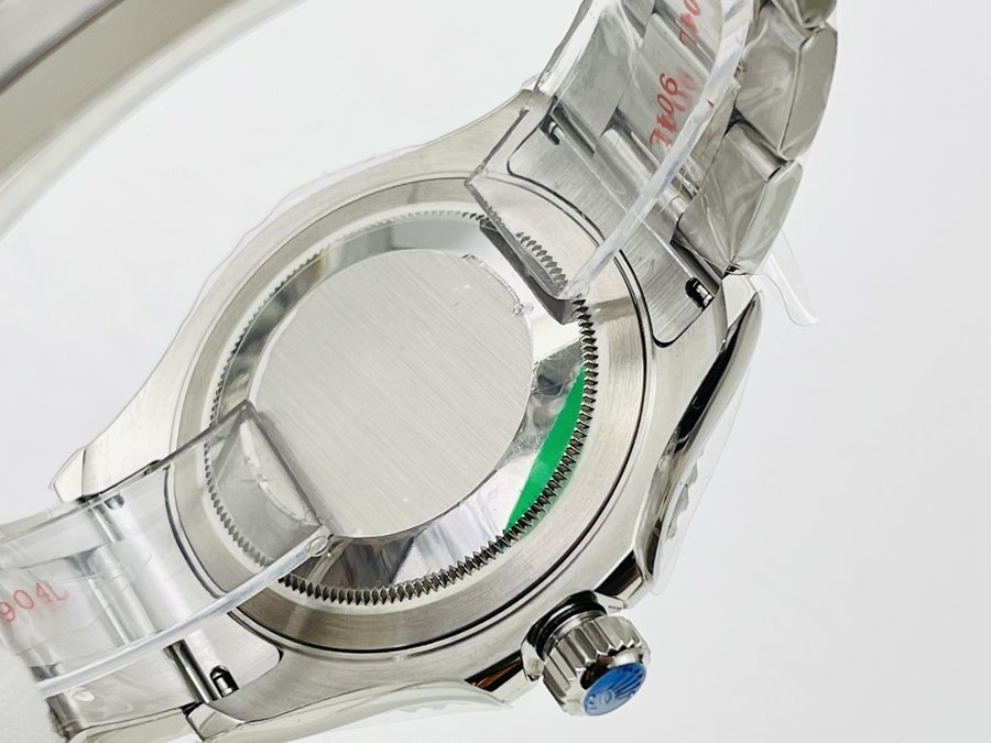 AR Factory Rolex Yacht-Master ithal 904L gri kadran mavi akrep 116622 yat saati incelemesi — 5. fotoğraf