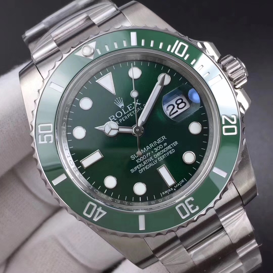 AR Factory SUB Rolex Yeşil Su Hayaleti 3135 Mekanizma V2 Versiyon Replika İnceleme — 3. fotoğraf