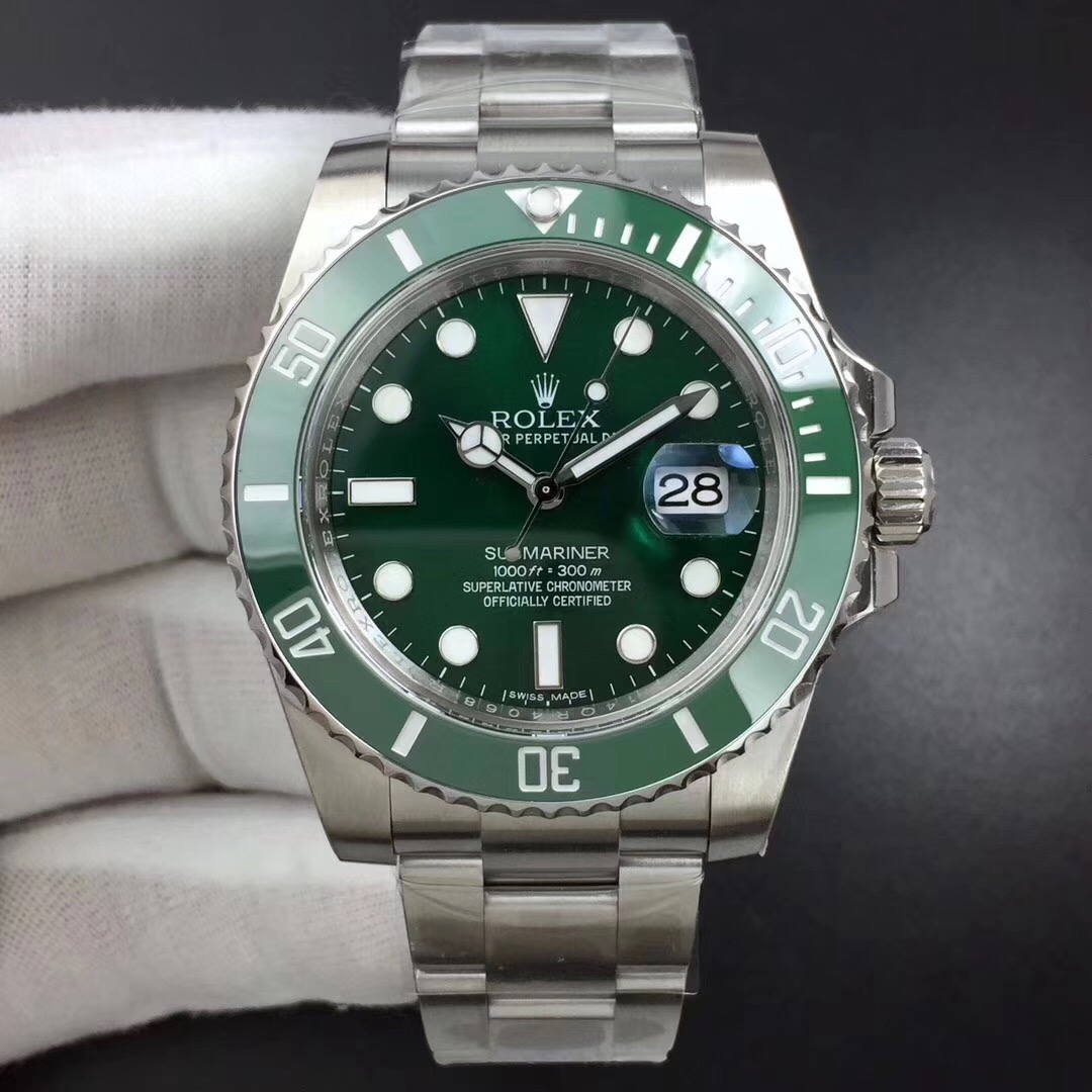 AR Factory SUB Rolex Yeşil Su Hayaleti 3135 Mekanizma V2 Versiyon Replika İnceleme — 4. fotoğraf
