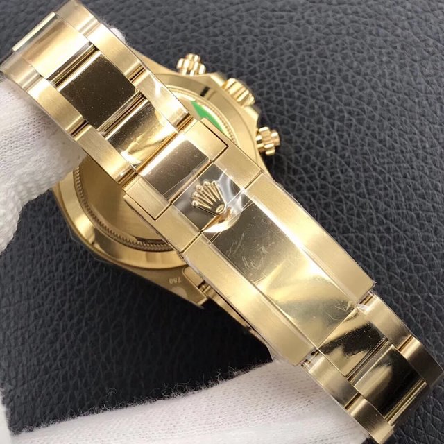 Replika Rolex Daytona Sarı Altın Bilezik