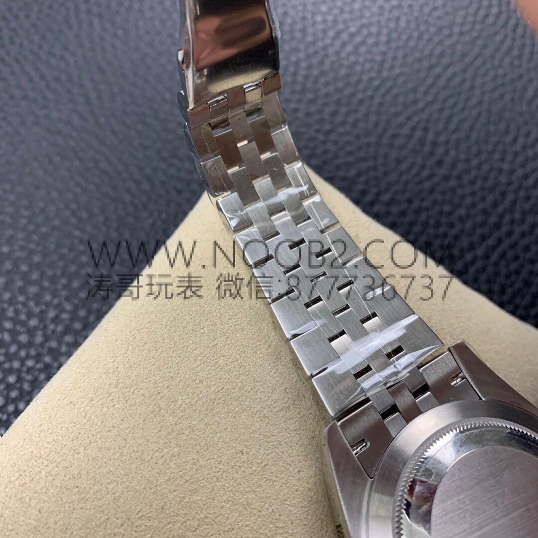 AR Factory V2 sürümü Rolex Datejust 36 mm 904 çelik dişli bezel replika saat incelemesi — 11. fotoğraf