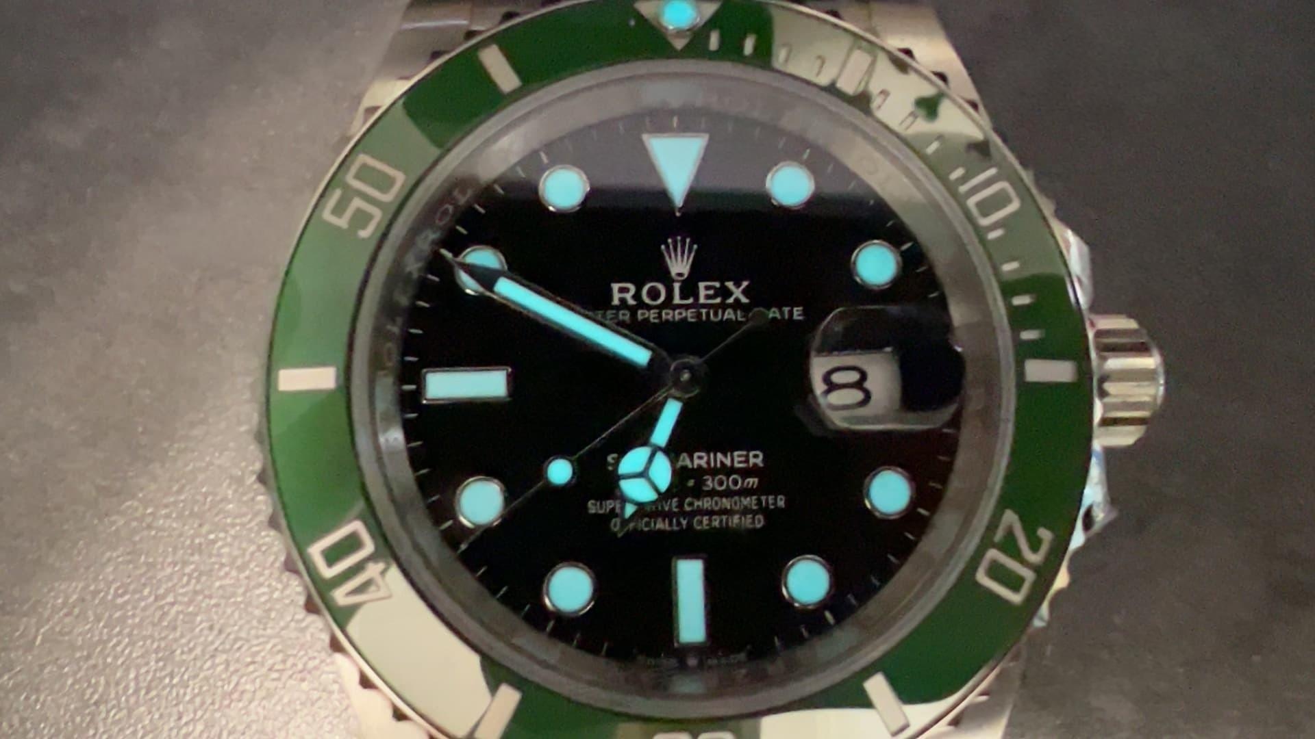 ARF Factory Rolex dördüncü nesil yeşil su hayaleti Dandong 3235 mekanizmalı, açık yeşil bezelli yeni model incelemesi — 7. fotoğraf