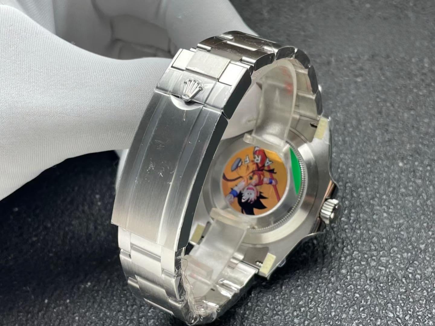 ARF Factory Rolex dördüncü nesil yeşil su hayaleti Dandong 3235 mekanizmalı, açık yeşil bezelli yeni model incelemesi — 11. fotoğraf