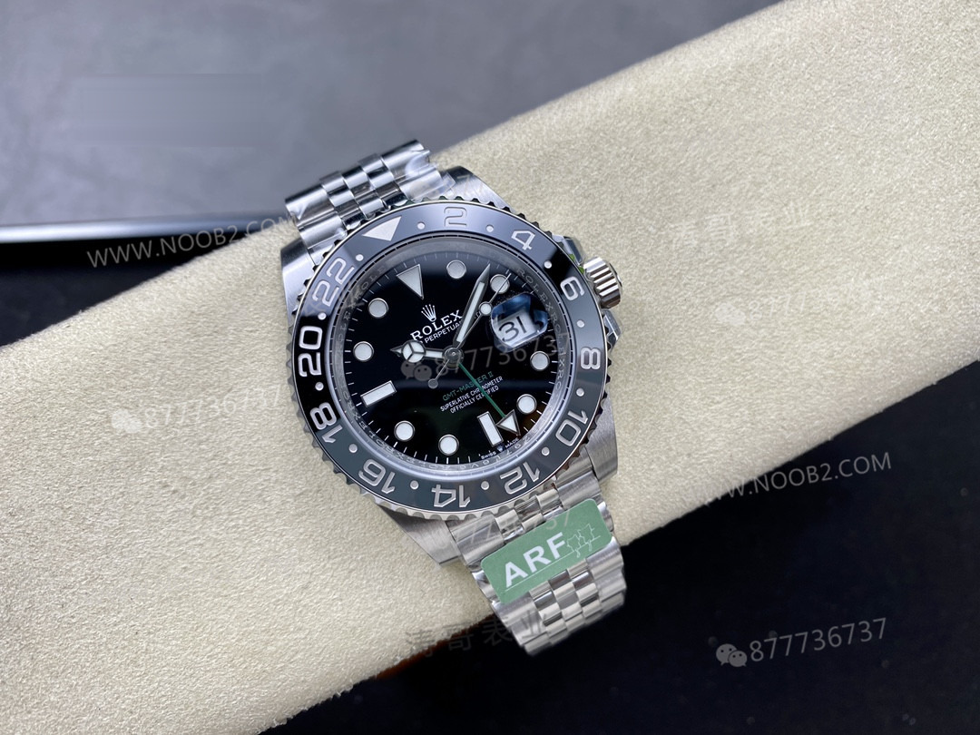 ARF Factory Rolex GMT-Master II 126710 yeşil akrepli, siyah-gri bezel: işçilik nasıl? — 2. fotoğraf