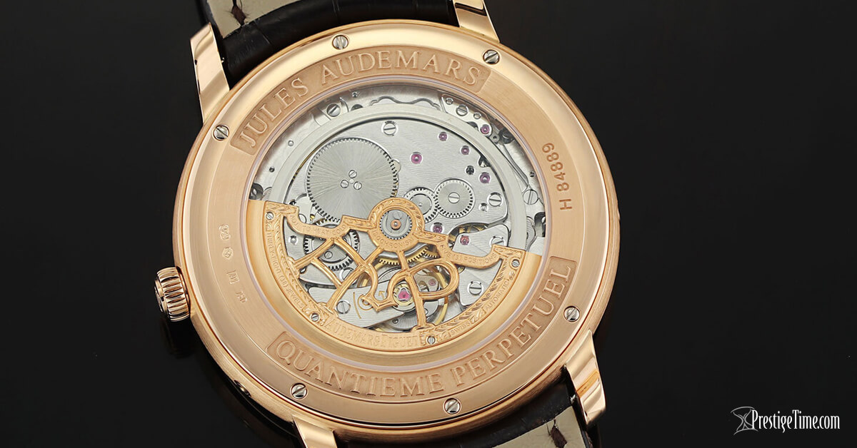 Audemars Piguet Jules Audemars Perpetual Takvim Kasa Arkası Kalibre 2120 2802