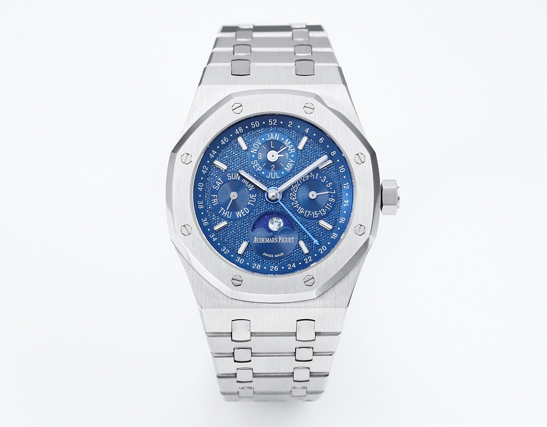 Audemars Piguet replikada yeni bir zirve: BBS Factory 2025 iddialı sunumuyla karşınızda — Royal Oak Perpetual Calendar V2 yükseltilmiş sürüm, replikanın zirvesini yeniden tanımlıyor! — 13. fotoğraf