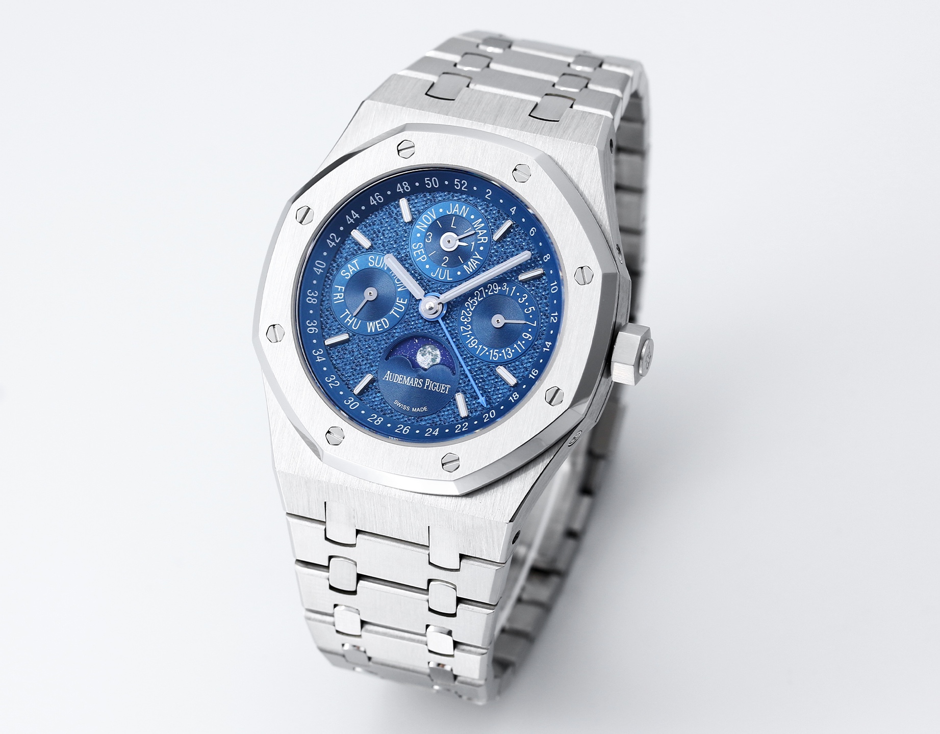 Audemars Piguet replikada yeni bir zirve: BBS Factory 2025 iddialı sunumuyla karşınızda — Royal Oak Perpetual Calendar V2 yükseltilmiş sürüm, replikanın zirvesini yeniden tanımlıyor! — 14. fotoğraf