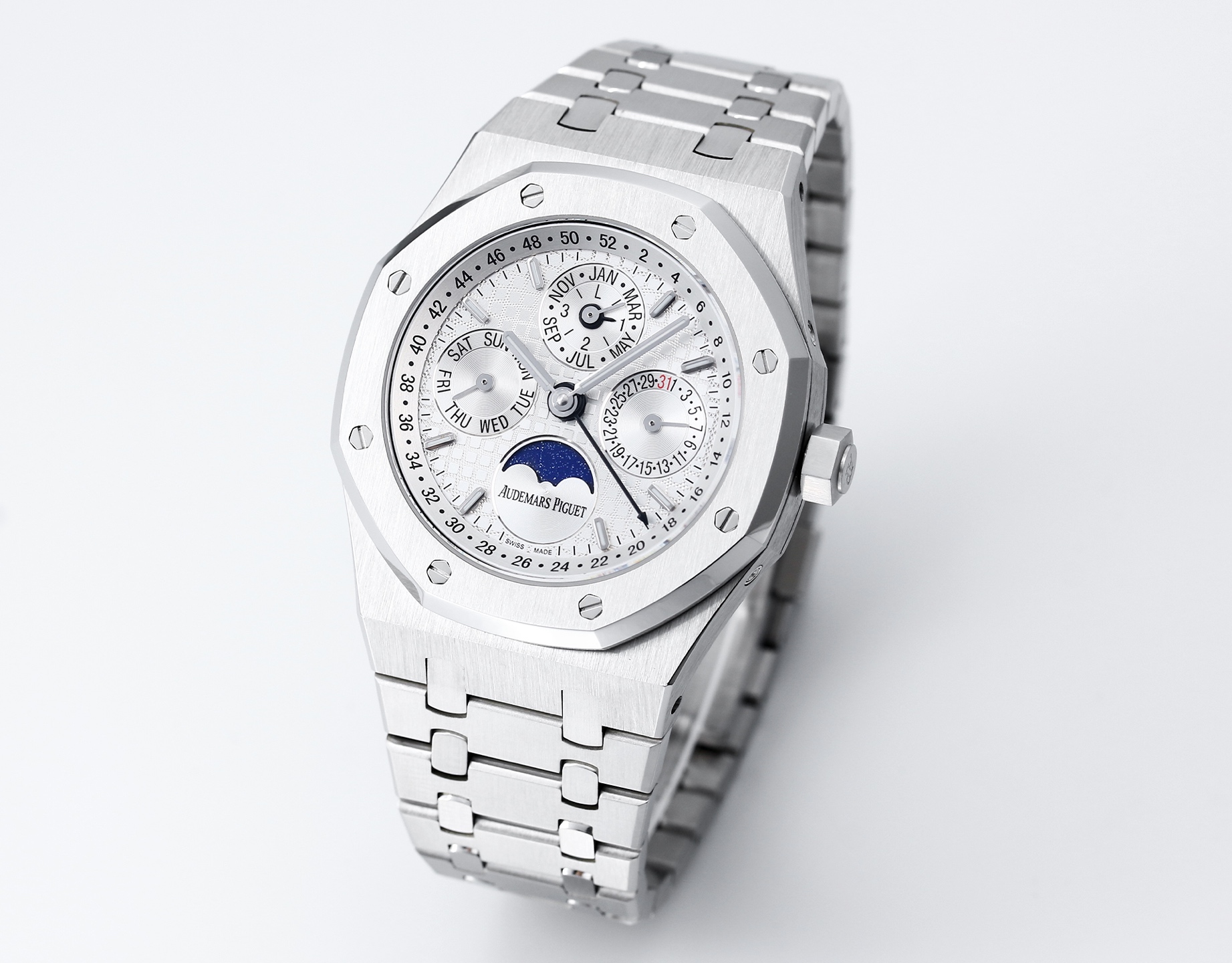 Audemars Piguet replikada yeni bir zirve: BBS Factory 2025 iddialı sunumuyla karşınızda — Royal Oak Perpetual Calendar V2 yükseltilmiş sürüm, replikanın zirvesini yeniden tanımlıyor! — 35. fotoğraf