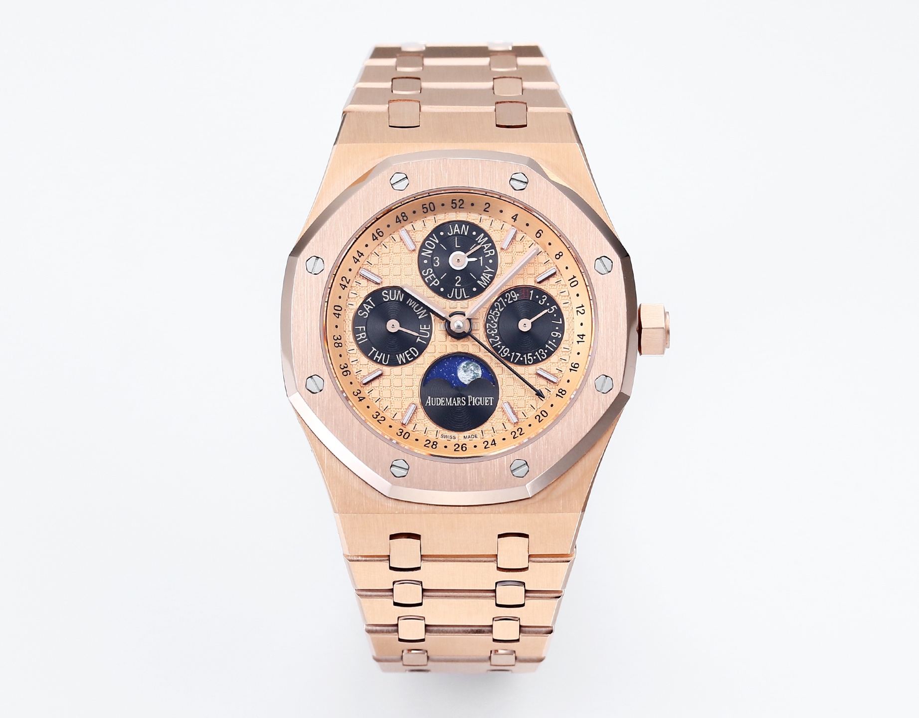 Audemars Piguet replikada yeni bir zirve: BBS Factory 2025 iddialı sunumuyla karşınızda — Royal Oak Perpetual Calendar V2 yükseltilmiş sürüm, replikanın zirvesini yeniden tanımlıyor! — 54. fotoğraf