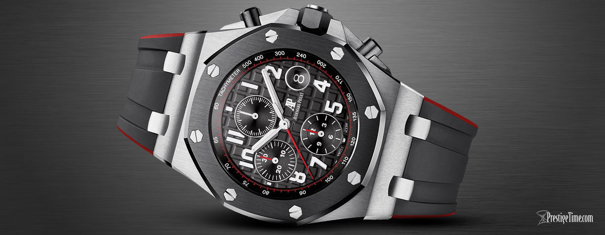26470so.oo.a002ca.01 AP Royal Oak Offshore Kronograf 42mm Siyah Kauçuk Kayış