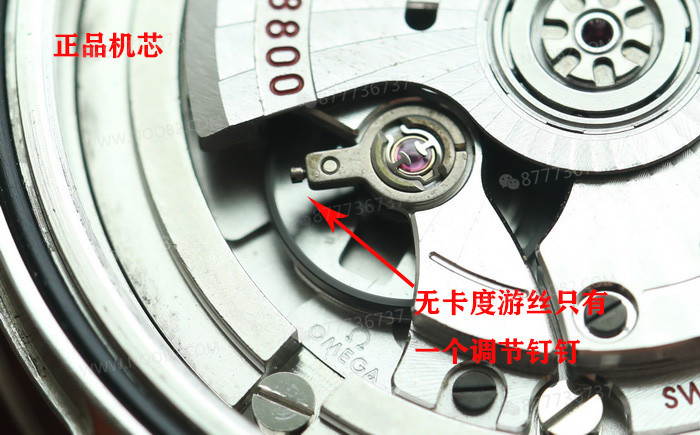 Ayrıntılı inceleme: VS Factory Omega Seamaster 300 replika 8800 mekanizması, çift T darbe emici ve orijinalden farkları — 17. fotoğraf