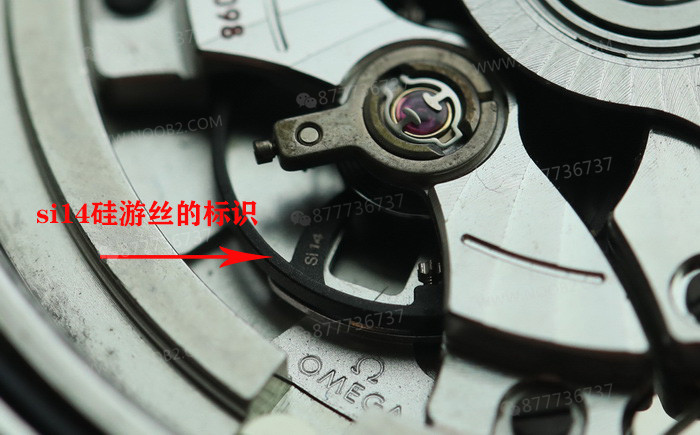 Ayrıntılı inceleme: VS Factory Omega Seamaster 300 replika 8800 mekanizması, çift T darbe emici ve orijinalden farkları — 19. fotoğraf