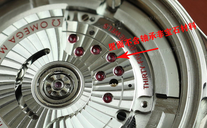 Ayrıntılı inceleme: VS Factory Omega Seamaster 300 replika 8800 mekanizması, çift T darbe emici ve orijinalden farkları — 22. fotoğraf