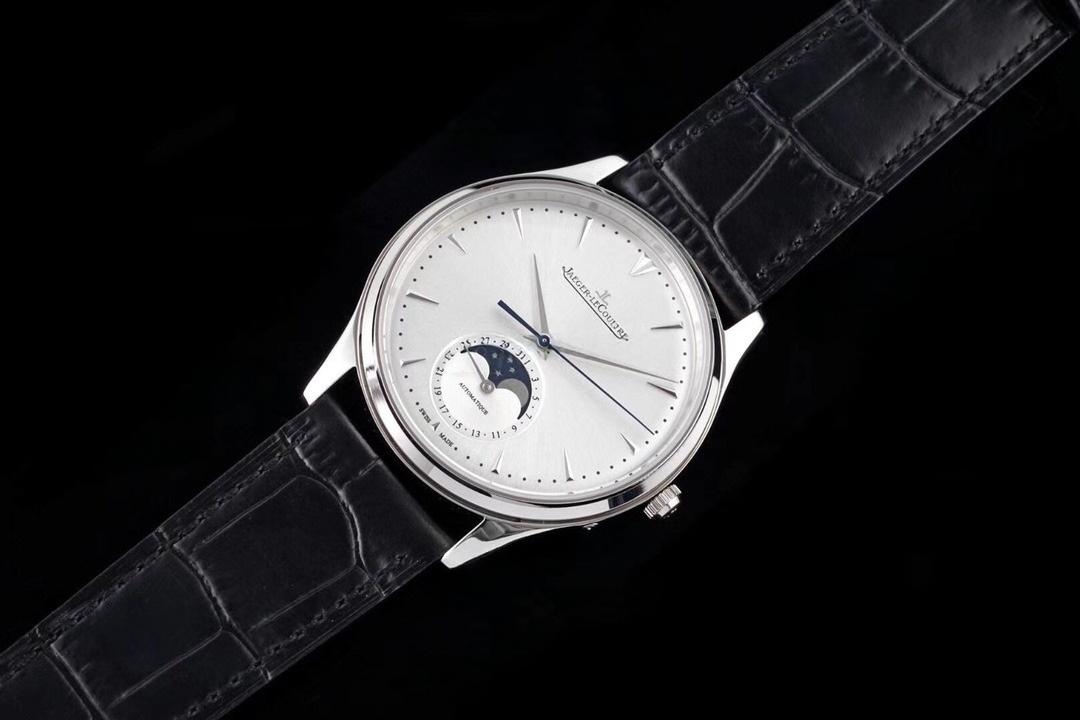 AZ Factory Jaeger-LeCoultre Ay Evreli Master 1368420 Beyaz Kadran — 1. fotoğraf