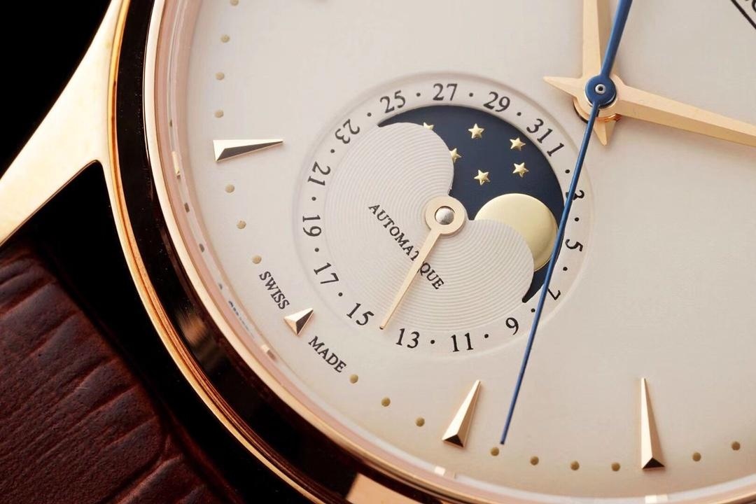 AZ Factory Jaeger-LeCoultre ay evreli Master q1362520 roze altın beyaz kadran — 4. fotoğraf