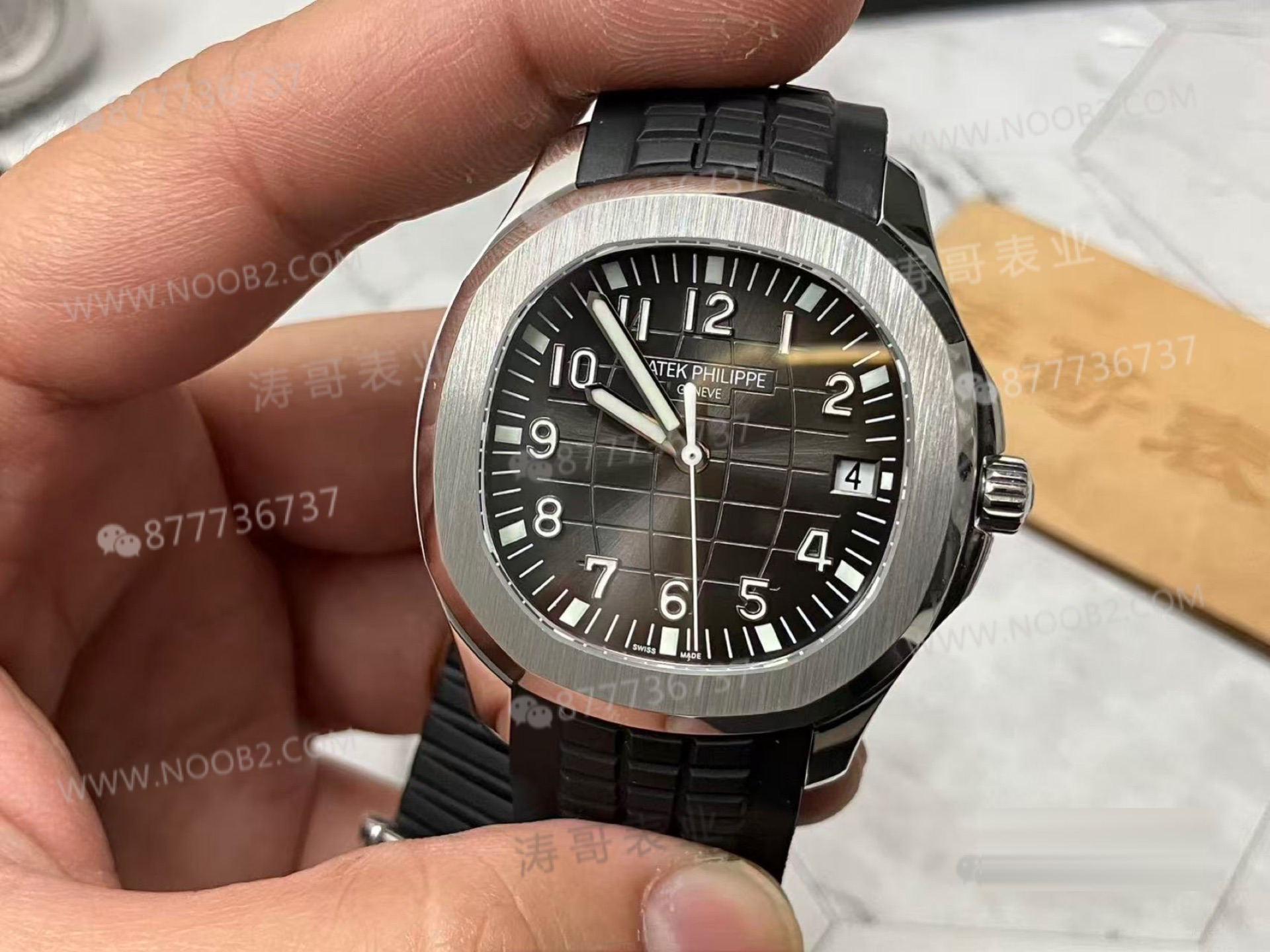 BBF Factory Patek Philippe 5167A siyah Aquanaut, tek parça 324 mekanizması ve SW kadranıyla tam modifiye: 3K Factory'i alt eder mi? — 2. fotoğraf
