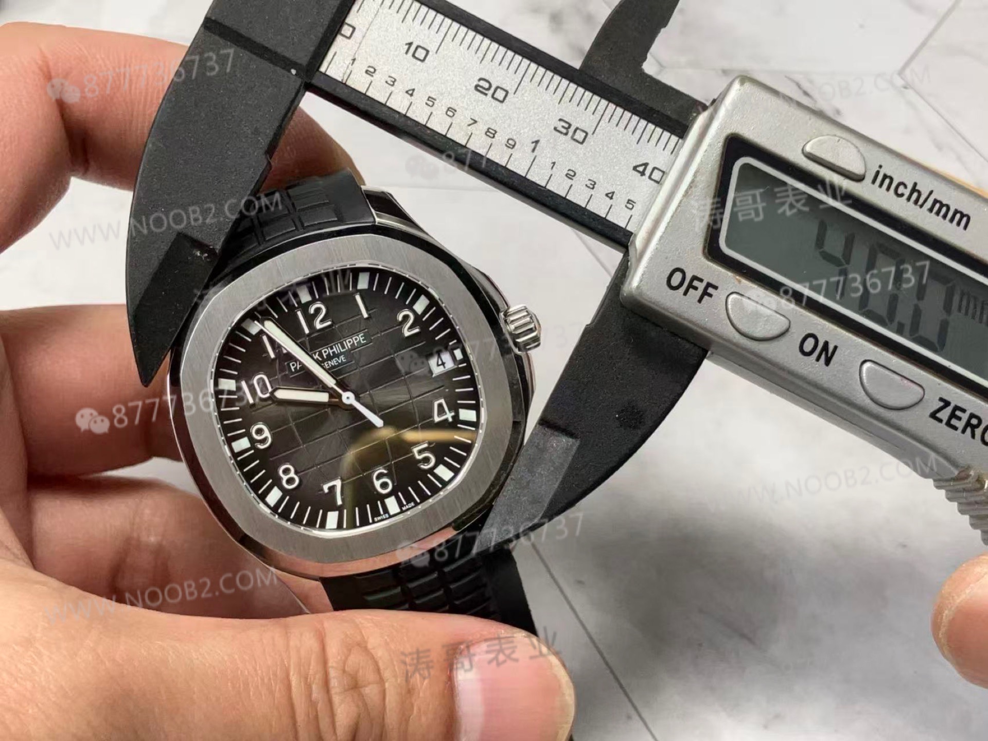 BBF Factory Patek Philippe 5167A siyah Aquanaut, tek parça 324 mekanizması ve SW kadranıyla tam modifiye: 3K Factory'i alt eder mi? — 10. fotoğraf