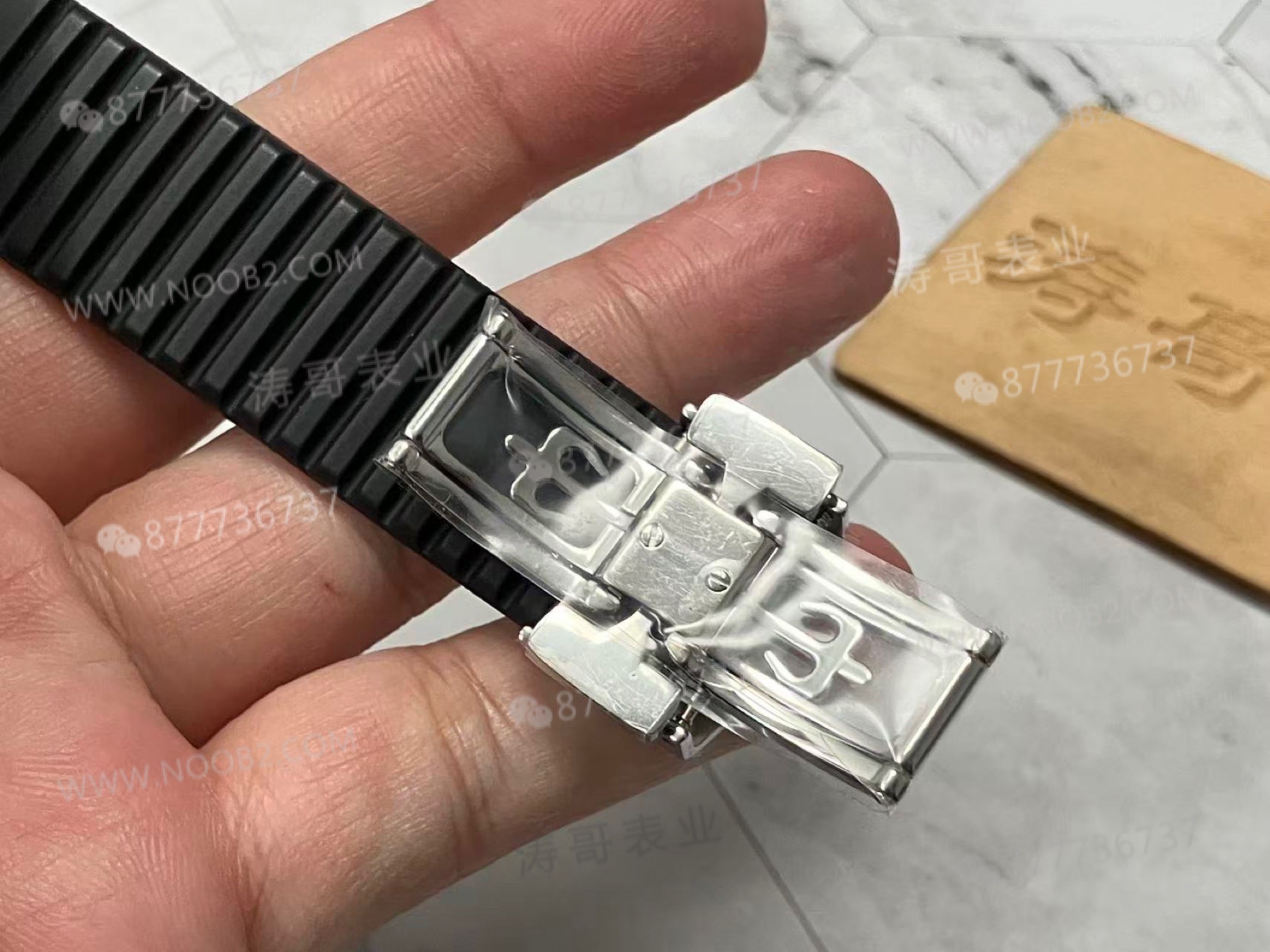 BBF Factory Patek Philippe 5167A siyah Aquanaut, tek parça 324 mekanizması ve SW kadranıyla tam modifiye: 3K Factory'i alt eder mi? — 15. fotoğraf