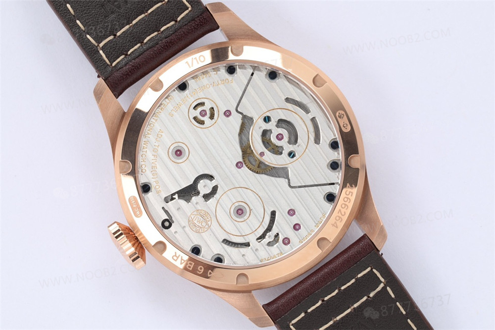 BBR Factory IWC Küçük Prens Pilot Serisi IW590303 Tourbillon Replika Saat, Rose Gold Renk — 9. fotoğraf