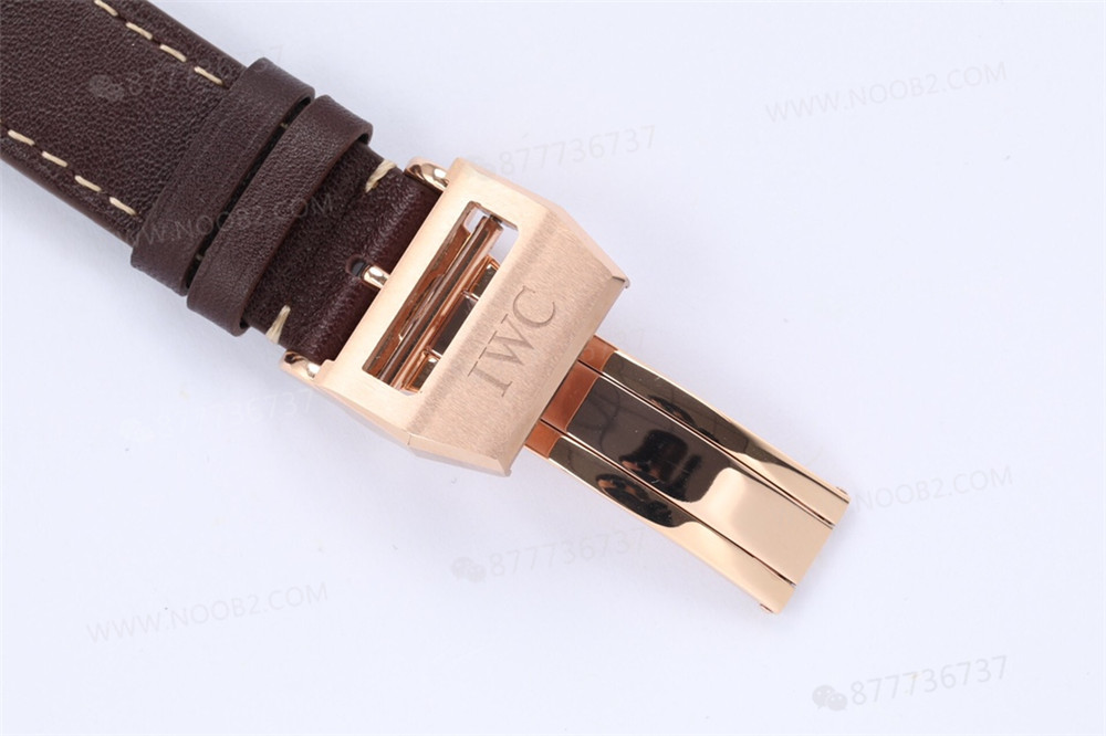 BBR Factory IWC Küçük Prens Pilot Serisi IW590303 Tourbillon Replika Saat, Rose Gold Renk — 10. fotoğraf