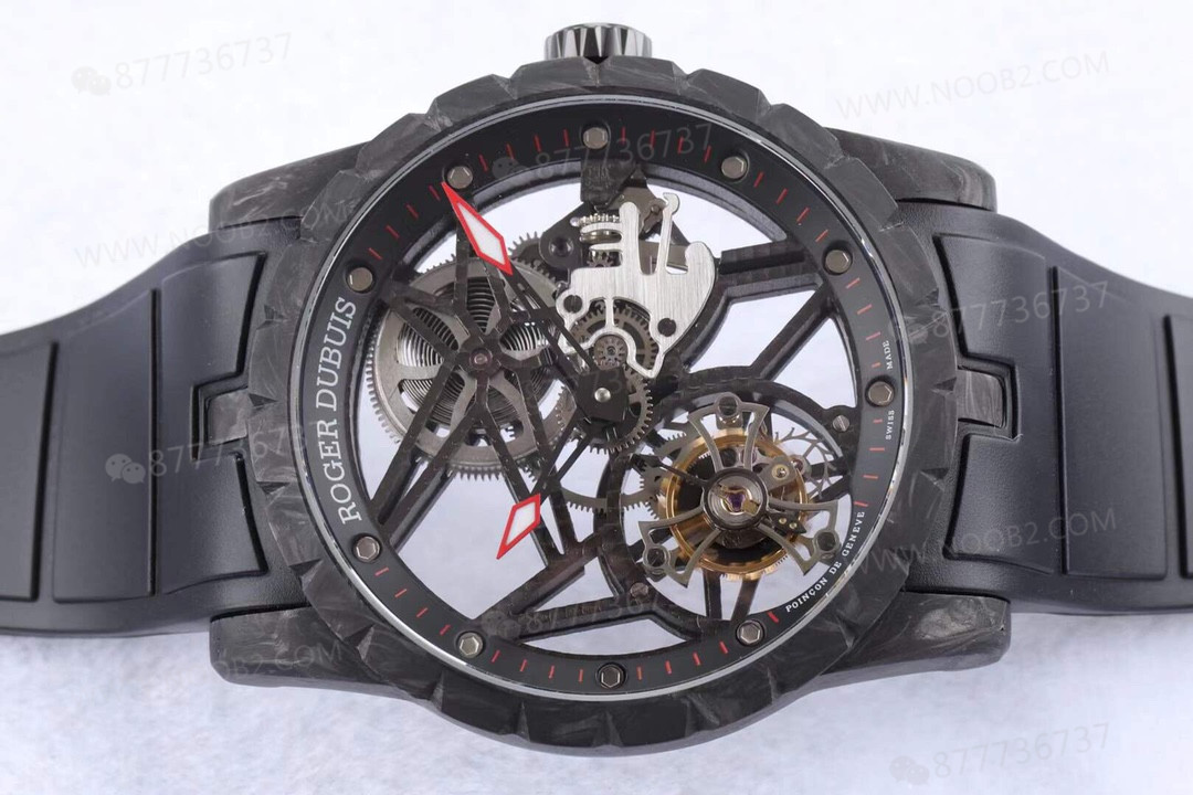 BBR Factory Karbon Fiber Roger Dubuis DBEX0577 Tourbillon Excalibur Serisi Kol Saati — 5. fotoğraf