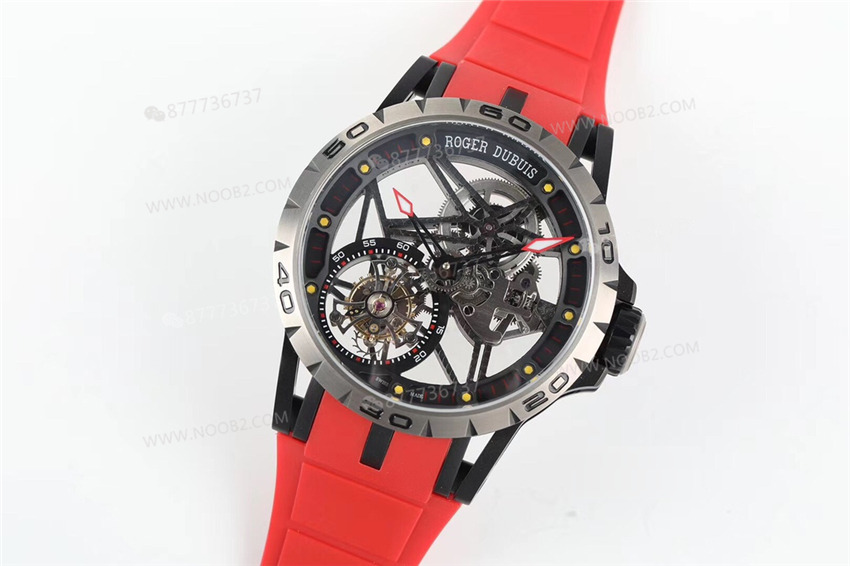 BBR Factory Roger Dubuis 0549 Titanyum Tourbillon 2020 Yeni Model Saat İncelemesi — 17. fotoğraf