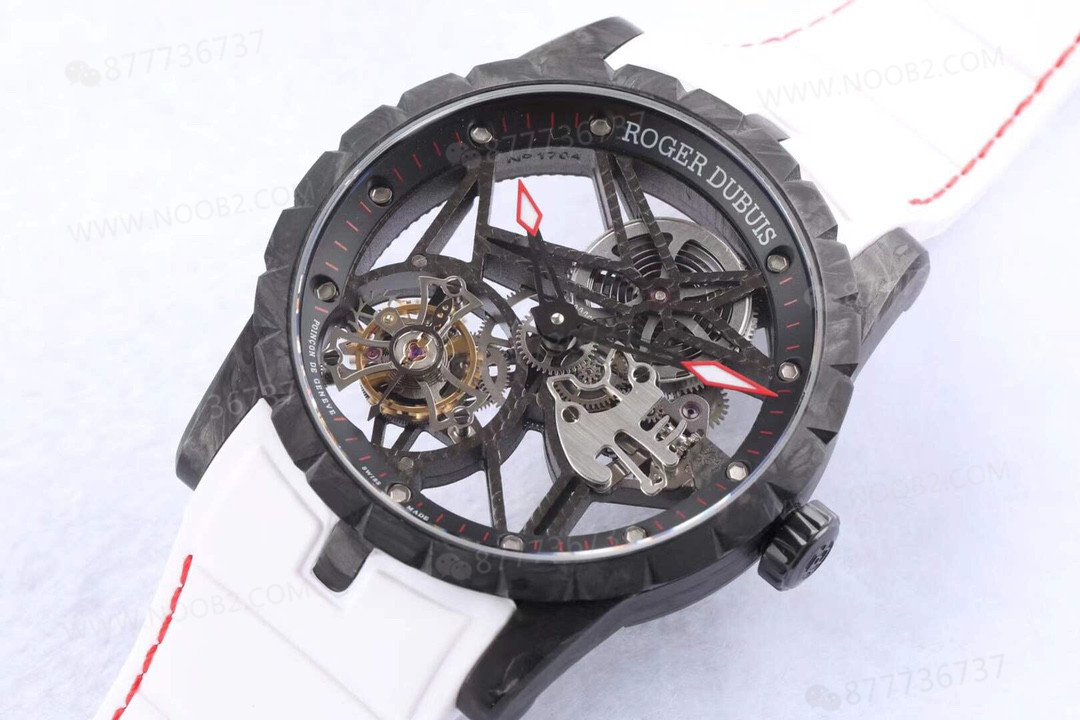 BBR Factory Roger Dubuis Excalibur DBEX0577 tourbillon karbon fiber saat — 4. fotoğraf