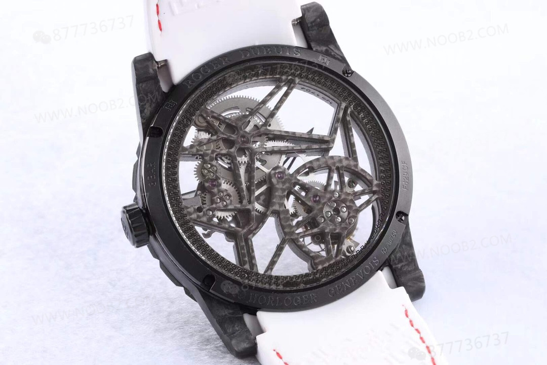 BBR Factory Roger Dubuis Excalibur DBEX0577 tourbillon karbon fiber saat — 8. fotoğraf