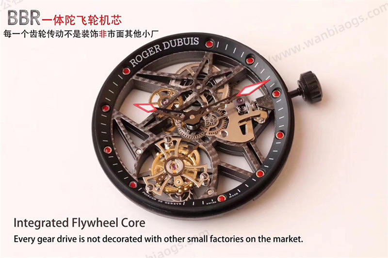 BBR Factory Roger Dubuis Excalibur Serisi Black Warrior Tourbillon Saat İncelemesi — 4. fotoğraf