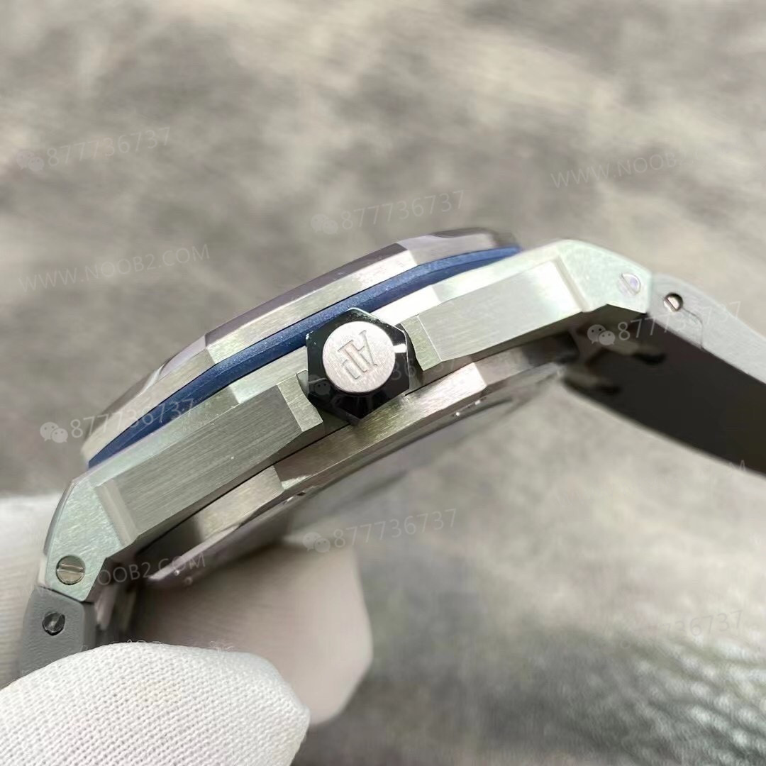BF Factory Audemars Piguet AP15720 gri/mavi/yeşil kadranlı yeni replika saat — 13. fotoğraf