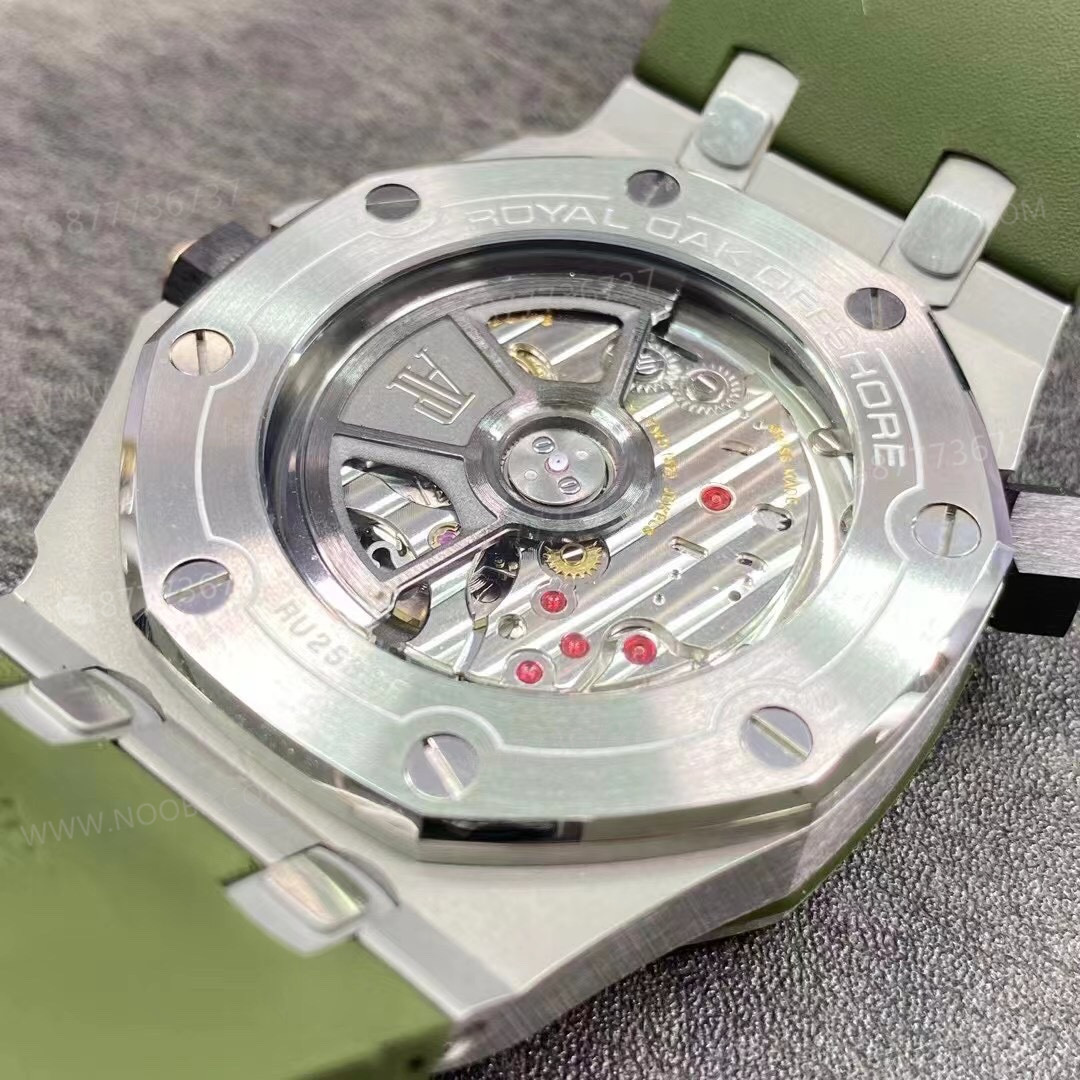 BF Factory Audemars Piguet AP15720 gri/mavi/yeşil kadranlı yeni replika saat — 18. fotoğraf
