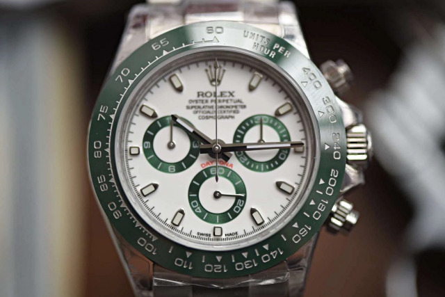 Replika Rolex Daytona Yeşil Seramik Bezel