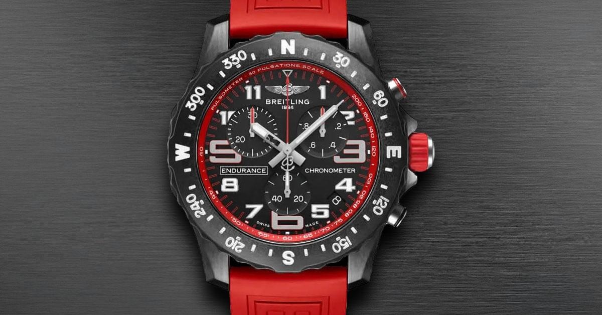 Breitling Endurance Pro Quartz 44mm Kırmızı