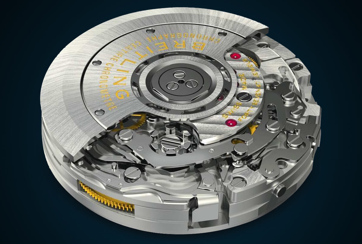 Breitling Kalibre B01 Column-Wheel Kronograf