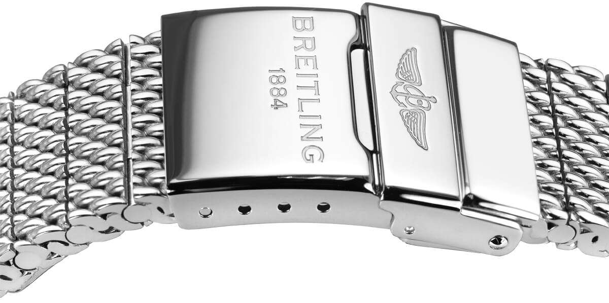 Breitling çelik mesh bilezik ve toka 152a