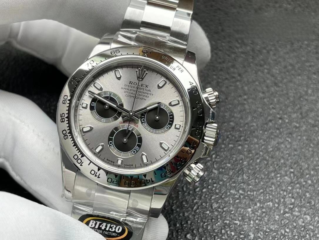 BT Factory Rolex Daytona Beyaz Altın Çimento Grisi vs Clean: Hangisi Daha İyi? — 4. fotoğraf