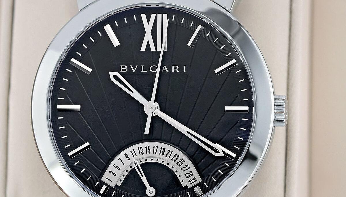 Bulgari Sotirio Bulgari Retrograde Date siyah kadran