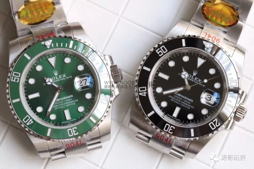 Büyük fabrikalara meydan okuyor: NAIL Rolex Yeşil Su Hayaleti 904 çelik saat gerçek-replika karşılaştırması ve orijinal incelemesi — 1. fotoğraf