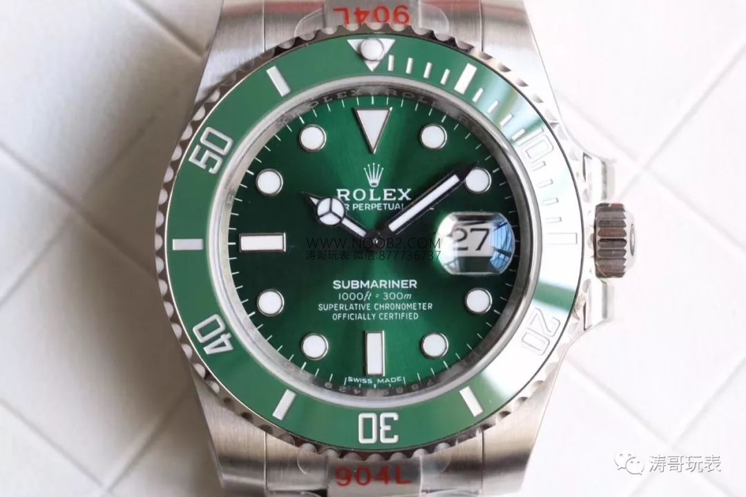 Büyük fabrikalara meydan okuyor: NAIL Rolex Yeşil Su Hayaleti 904 çelik saat gerçek-replika karşılaştırması ve orijinal incelemesi — 3. fotoğraf